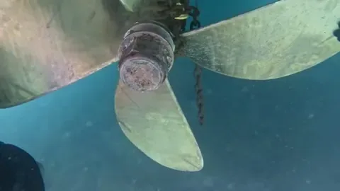 Underwater propeller and shaft access video preview